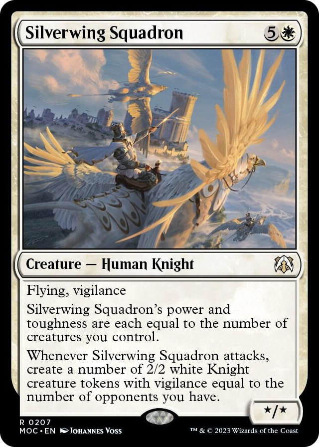 Silverwing Squadron #207 R - Commander: March of the Machine Pokemon card