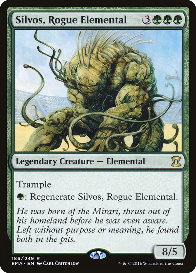 Silvos, Rogue Elemental #186 R - Eternal Masters Pokemon card