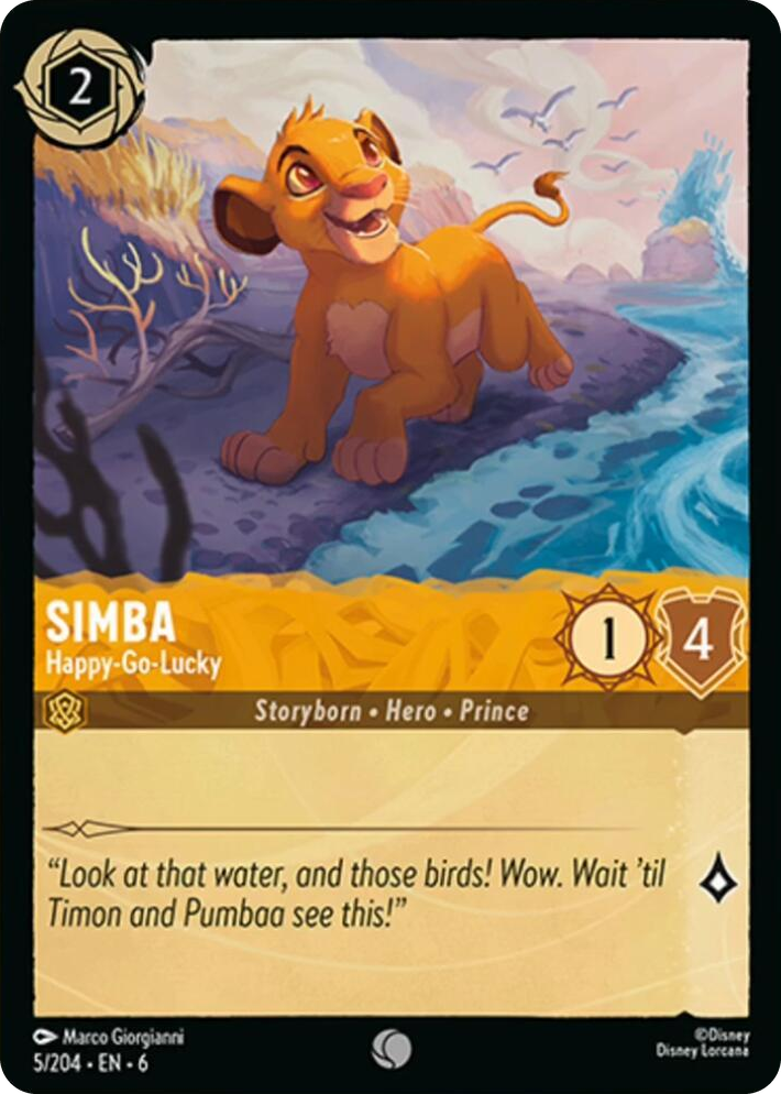 0005 Simba - Happy-Go-Lucky Common Azurite Sea