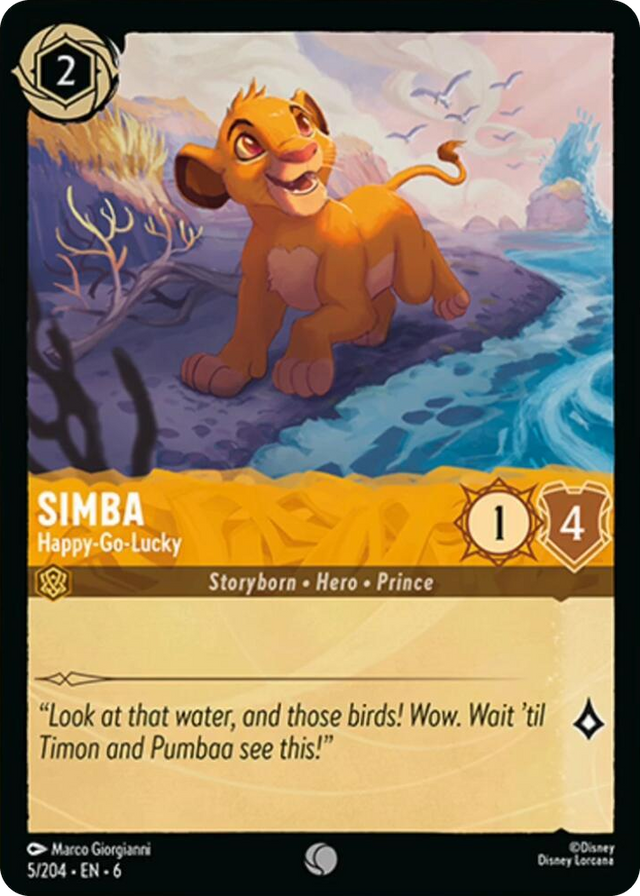 0005 Simba - Happy-Go-Lucky Common Azurite Sea