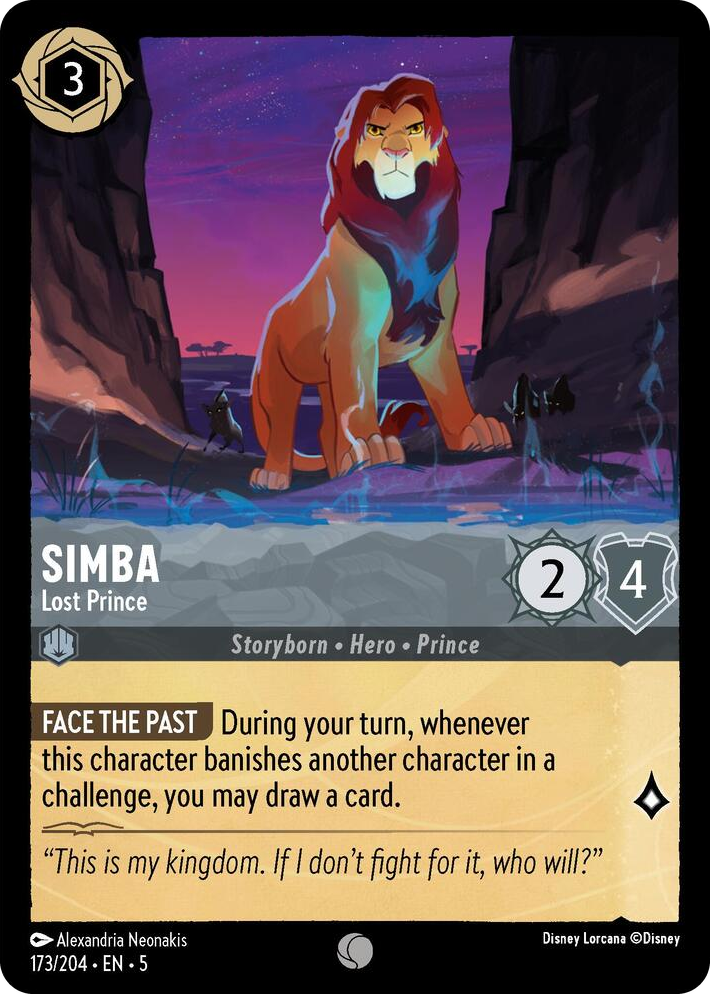 0173 Simba - Lost Prince Common Shimmering Skies