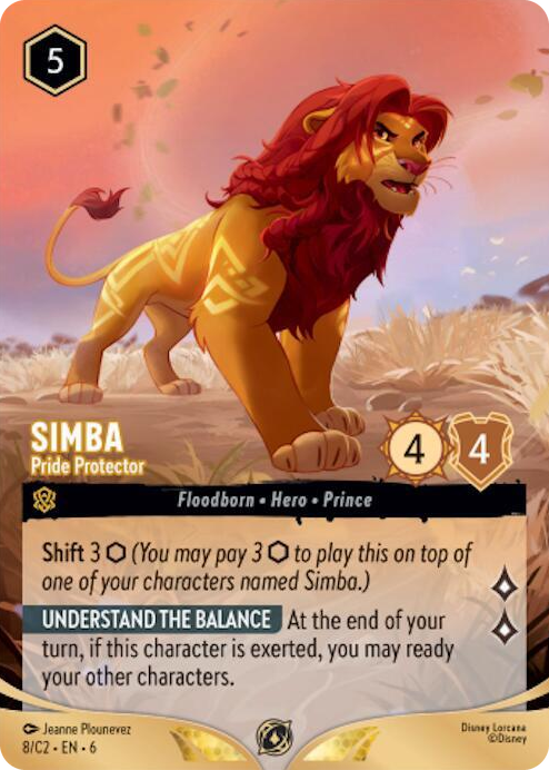 0008 Simba - Pride Protector Promo Disney Lorcana Promo Cards