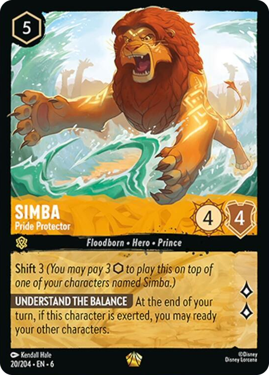 0020 Simba - Pride Protector Legendary Azurite Sea