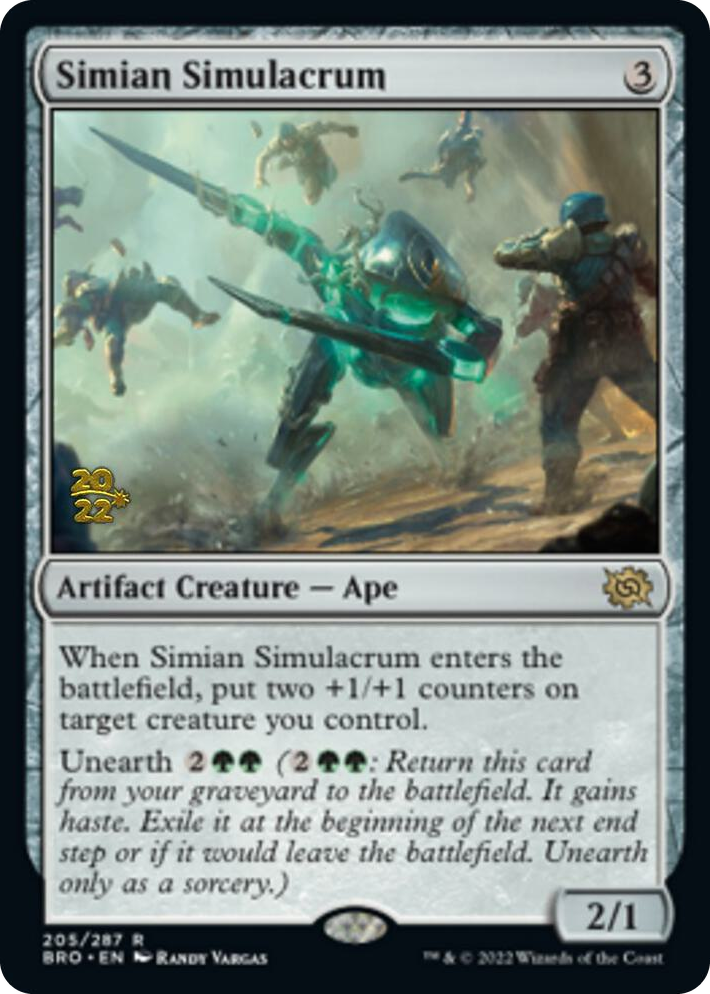 0205 Simian Simulacrum R Prerelease Cards