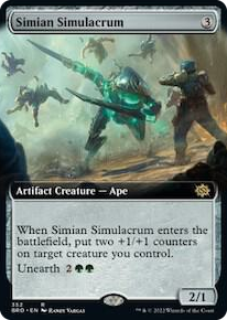 0352 Simian Simulacrum (Extended Art) R The Brothers' War