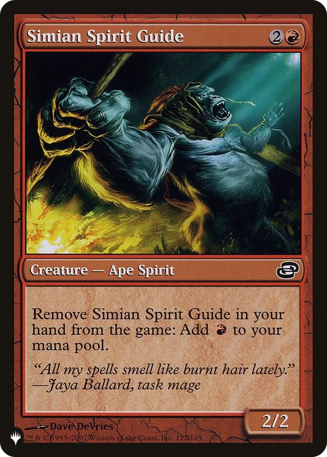 Simian Spirit Guide #122 C - The List Reprints Pokemon card