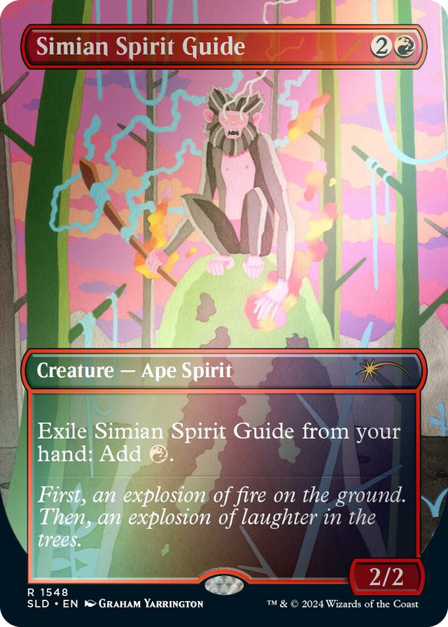 1548 Simian Spirit Guide (Rainbow Foil) R Secret Lair Drop Series