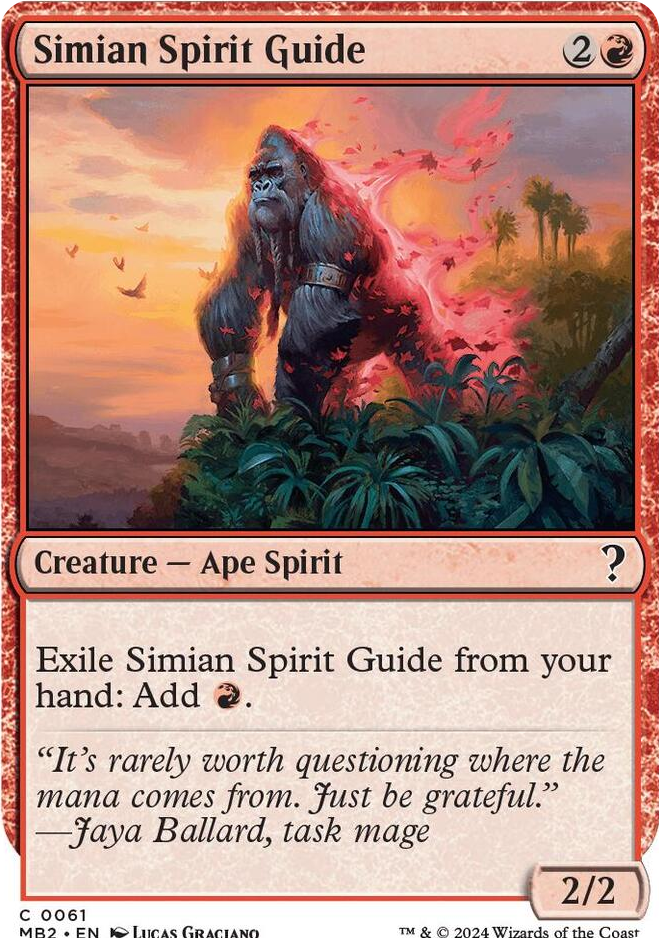 0061 Simian Spirit Guide (White Border) C Mystery Booster 2