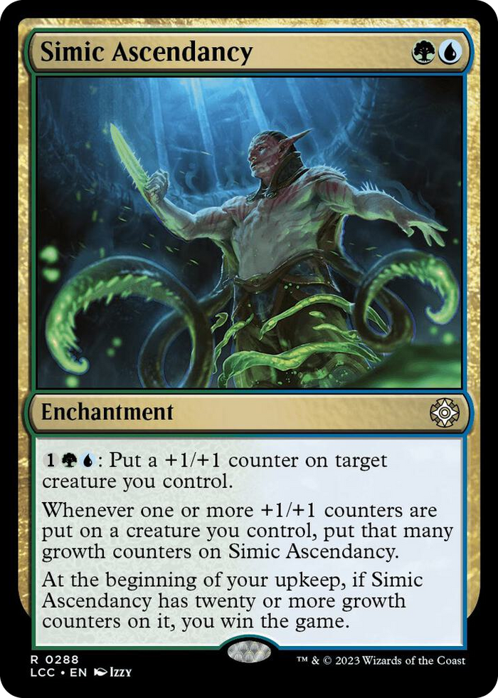 Simic Ascendancy #288 R - Commander: The Lost Caverns of Ixalan Pokemon card
