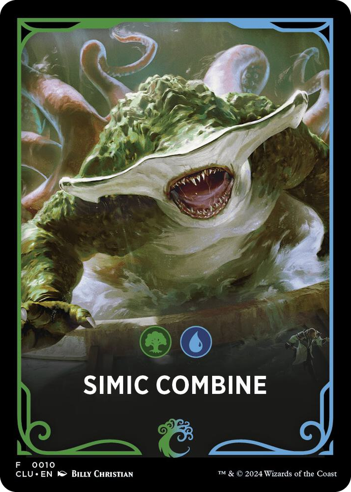 0010 Simic Combine Theme Card T Ravnica: Clue Edition