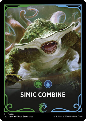 0010 Simic Combine Theme Card T Ravnica: Clue Edition