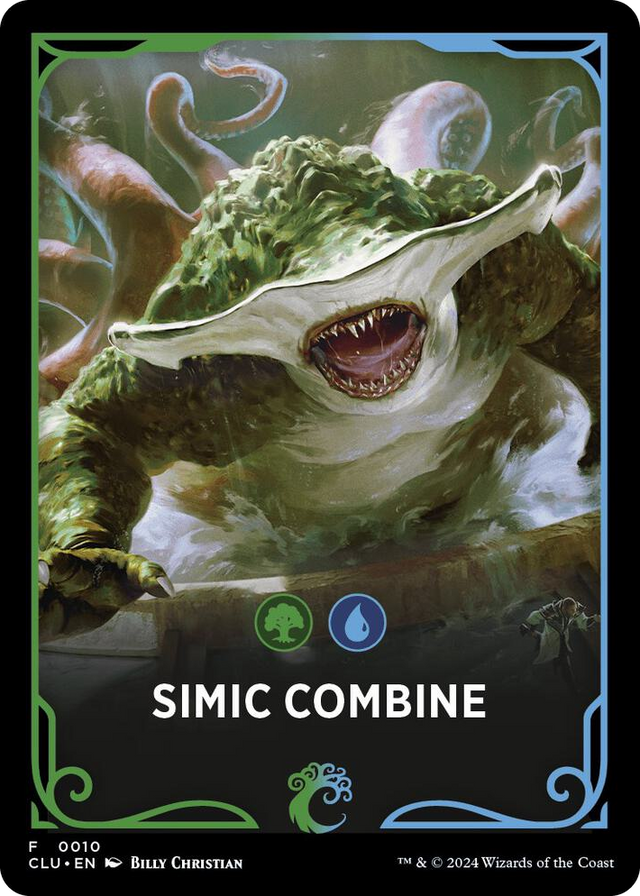 0010 Simic Combine Theme Card T Ravnica: Clue Edition