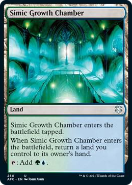 0260 Simic Growth Chamber U Commander: Adventures in the Forgotten Realms