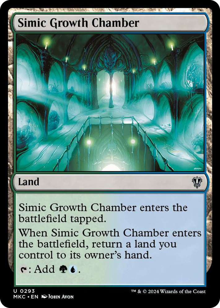 0293 Simic Growth Chamber U Commander: Murders at Karlov Manor