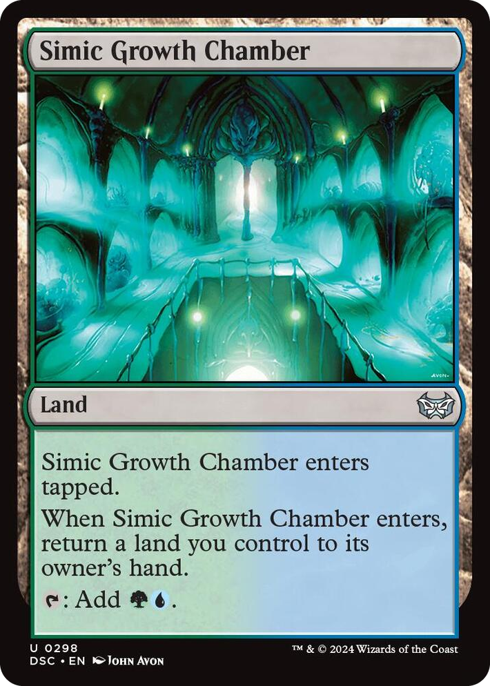 0298 Simic Growth Chamber U Commander: Duskmourn: House of Horror