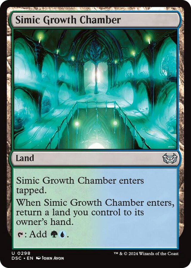 0298 Simic Growth Chamber U Commander: Duskmourn: House of Horror