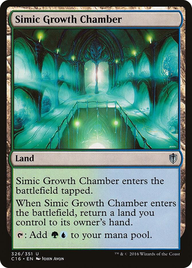 Simic Growth Chamber #326 U - Commander 2016 Pokemon card