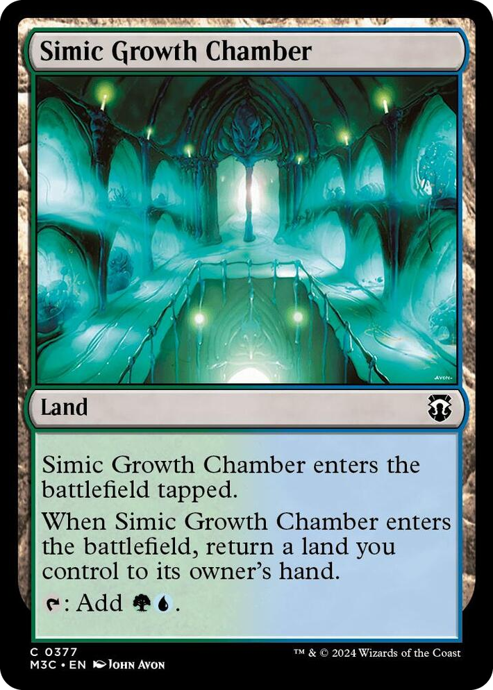 0377 Simic Growth Chamber C Commander: Modern Horizons 3