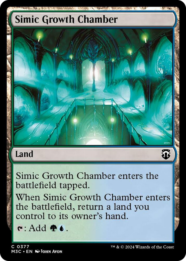0377 Simic Growth Chamber C Commander: Modern Horizons 3