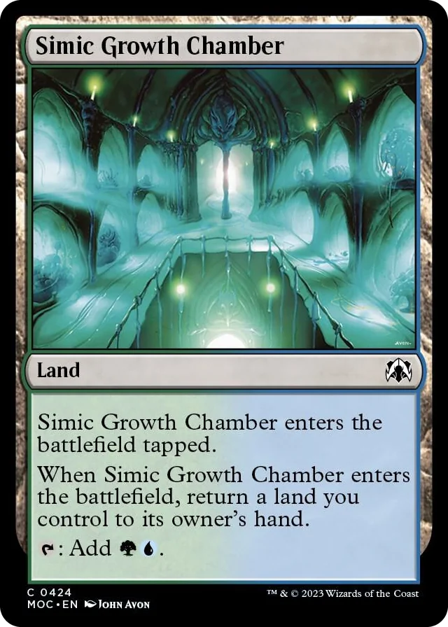 0424 Simic Growth Chamber U Commander: March of the Machine