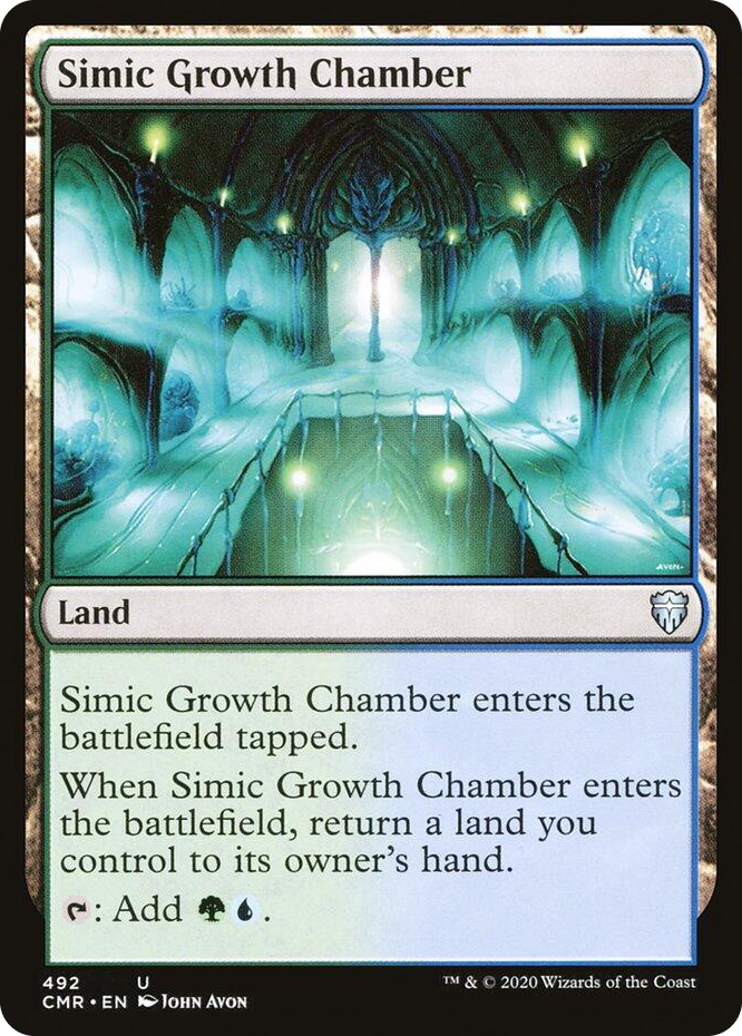 0492 Simic Growth Chamber U Commander Legends