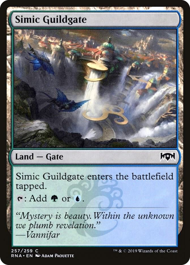 0257 Simic Guildgate (257) C Ravnica Allegiance
