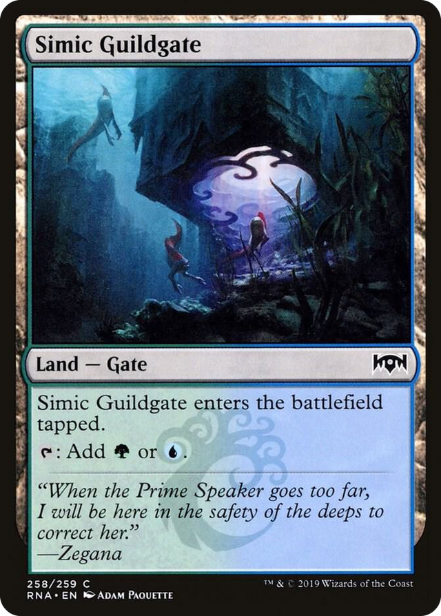 0258 Simic Guildgate (258) C Ravnica Allegiance