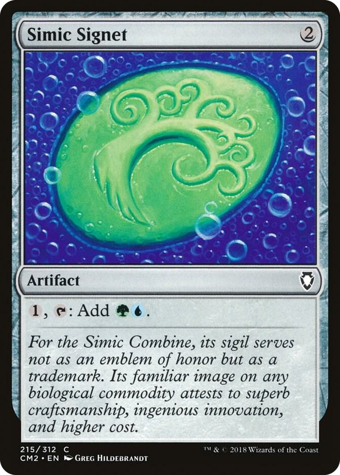 0215 Simic Signet (215) C Commander Anthology Volume II