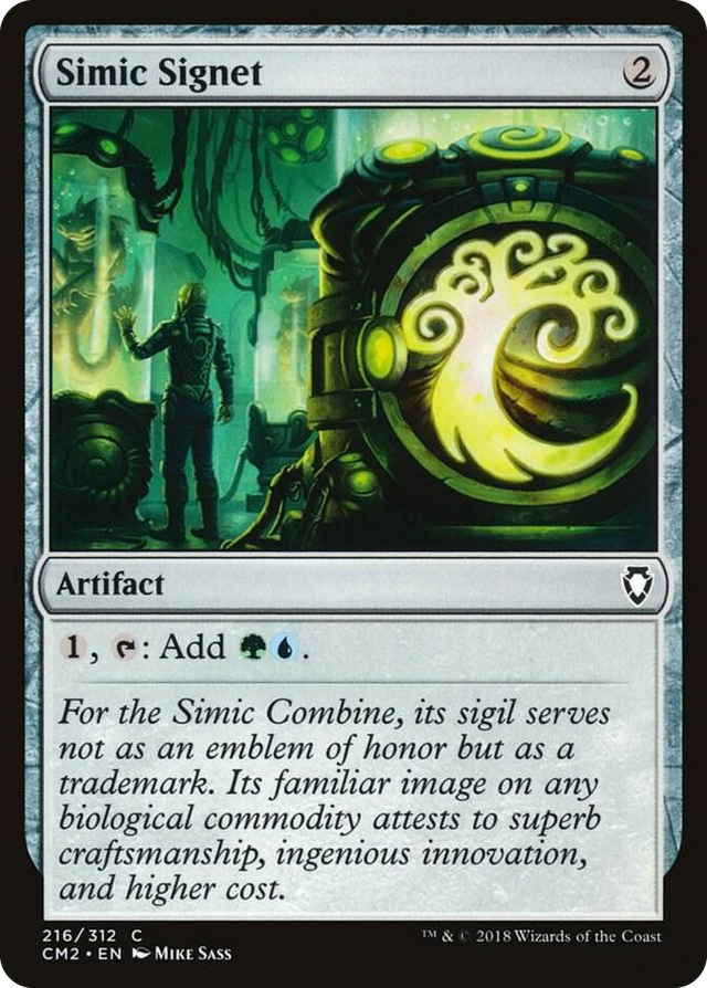 0216 Simic Signet (216) C Commander Anthology Volume II