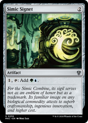 0236 Simic Signet U Commander: Murders at Karlov Manor