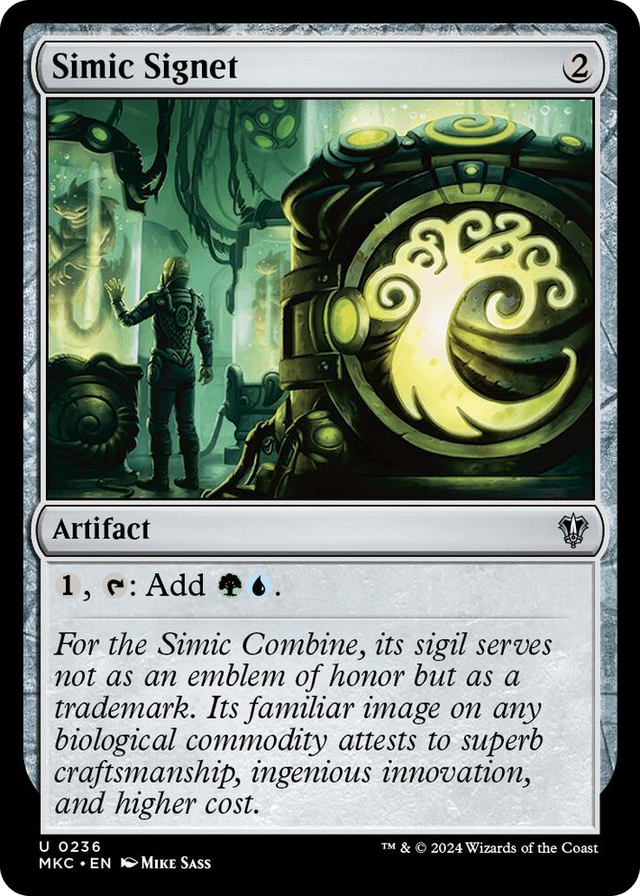 0236 Simic Signet U Commander: Murders at Karlov Manor