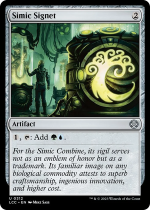 0312 Simic Signet U Commander: The Lost Caverns of Ixalan