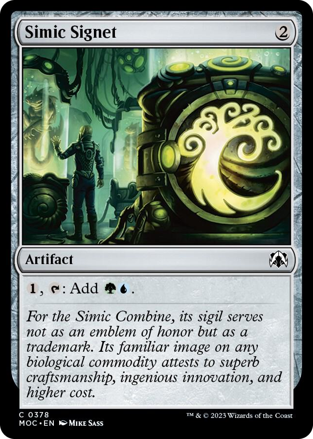 0378 Simic Signet C Commander: March of the Machine