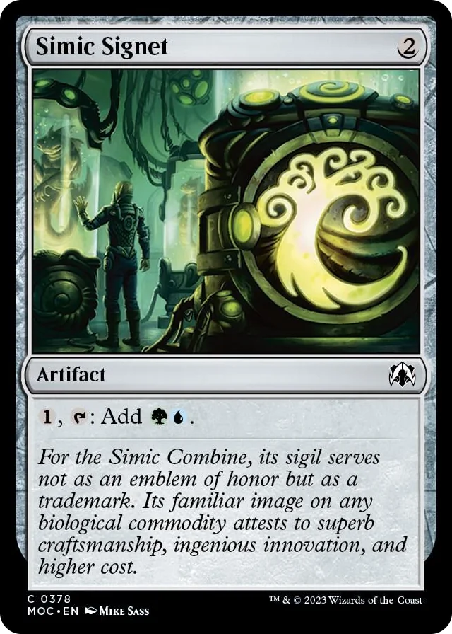 0378 Simic Signet C Commander: March of the Machine