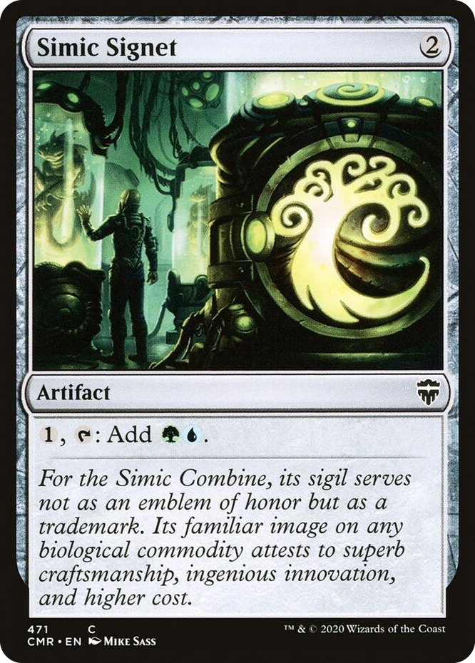 0471 Simic Signet C Commander Legends