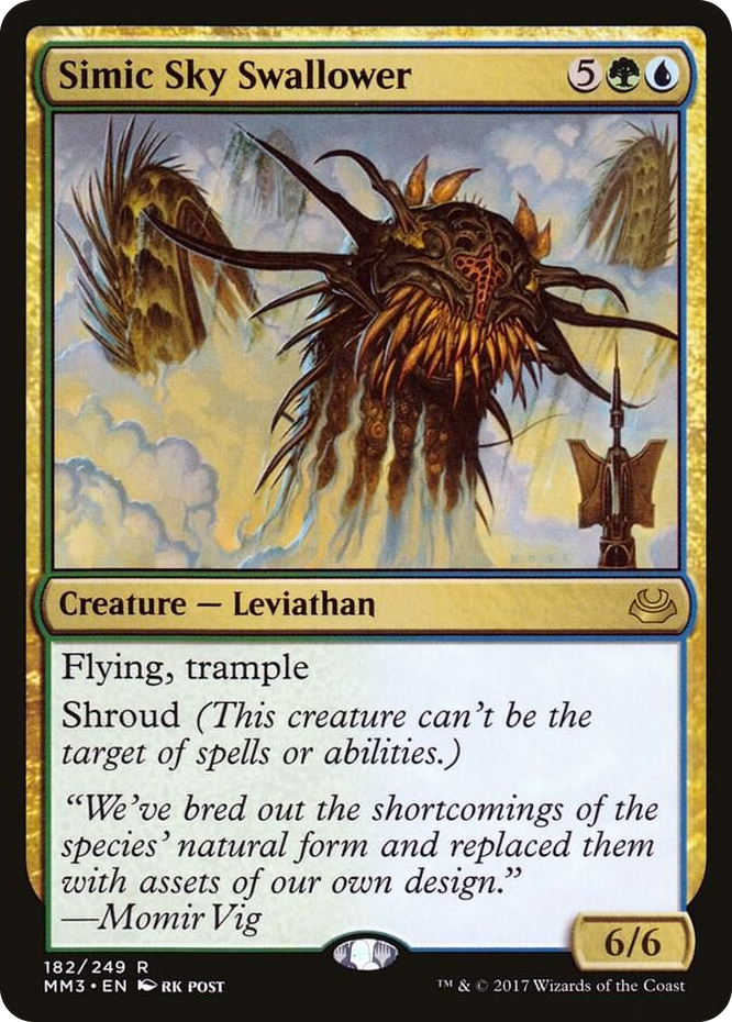 Simic Sky Swallower #182 R - Modern Masters 2017 Pokemon card