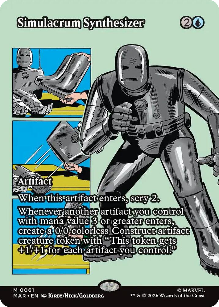 0061 Simulacrum Synthesizer (Borderless) M Marvel Universe Eternal-Legal