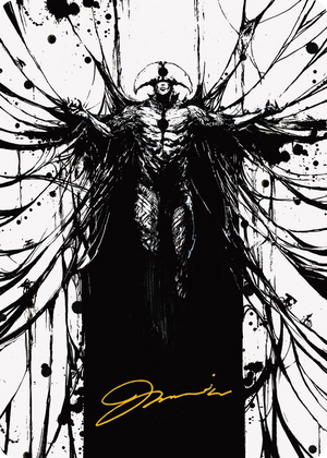 0066 Sinew Dancer Art Card (Gold-Stamped Signature) S Art Series: Phyrexia: All Will Be One