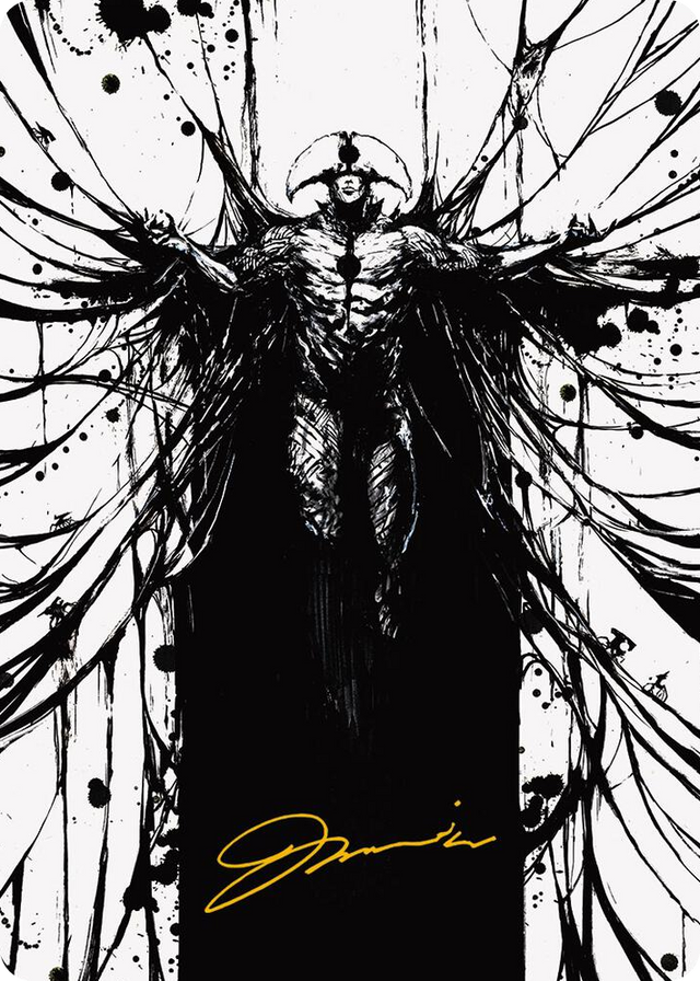 0066 Sinew Dancer Art Card (Gold-Stamped Signature) S Art Series: Phyrexia: All Will Be One