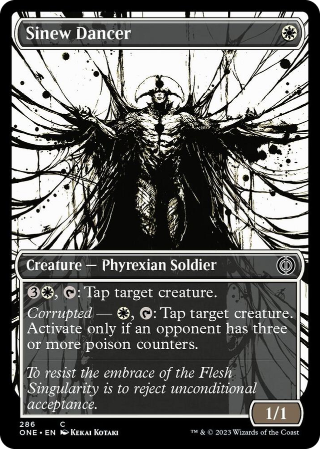 0286 Sinew Dancer (Showcase) C Phyrexia: All Will Be One