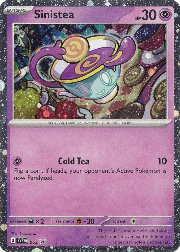 0062 Sinistea - 062 Promo Scarlet & Violet Promo Cards
