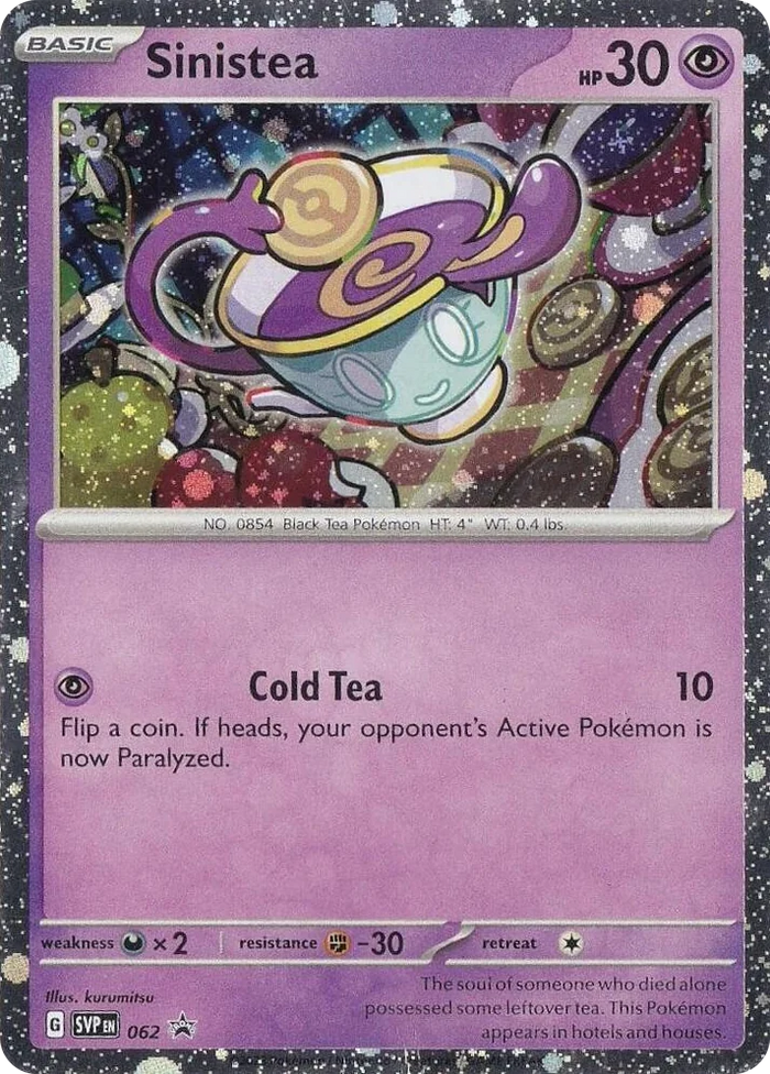 0062 Sinistea - 062 Promo Scarlet & Violet Promo Cards