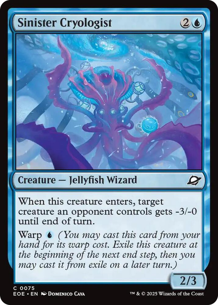 Sinister Cryologist #75 C - Edge of Eternities Pokemon card