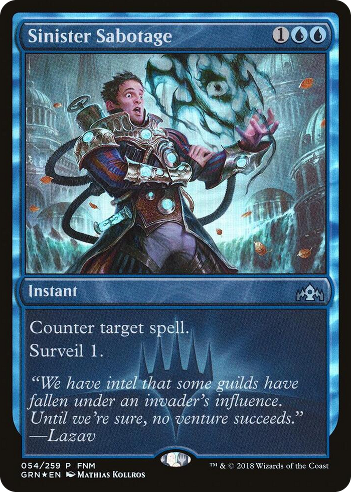 Sinister Sabotage #54 P - FNM Promos Pokemon card