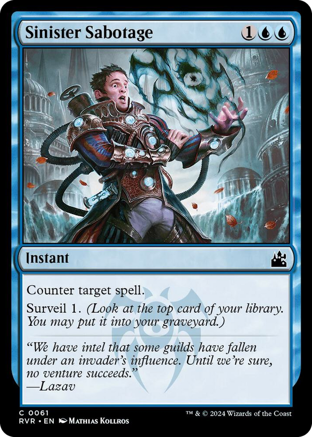 0061 Sinister Sabotage C Ravnica Remastered