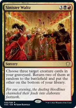 0030 Sinister Waltz R Commander: Innistrad: Crimson Vow