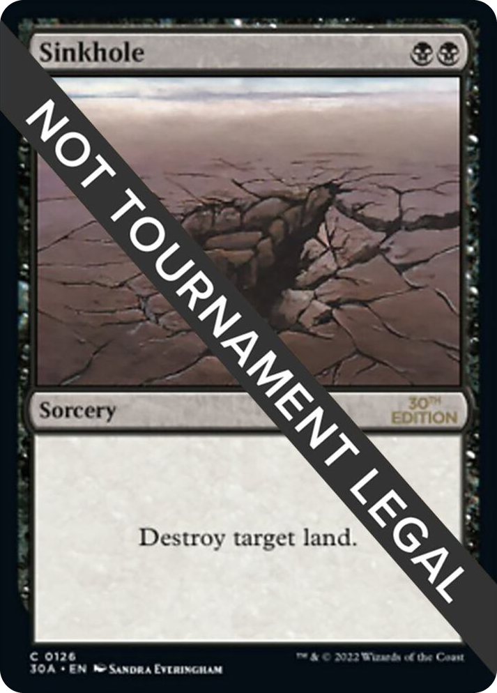 0126 Sinkhole C 30th Anniversary Edition