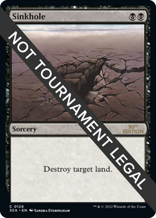0126 Sinkhole C 30th Anniversary Edition