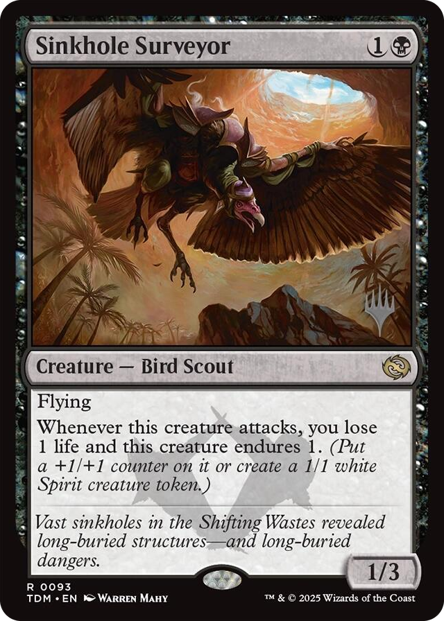 Sinkhole Surveyor #93 R - Promo Pack: Tarkir: Dragonstorm Pokemon card
