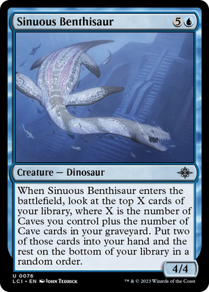 0076 Sinuous Benthisaur U The Lost Caverns of Ixalan